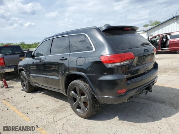2015 Jeep Grand Cherokee Laredo with VIN 1C4RJFAG5FC724874, listed as a Copart auction lot 52462214 with 99,650 mi miles and Salvage Title. Bid and sale history available at carsss.com. Image 2.