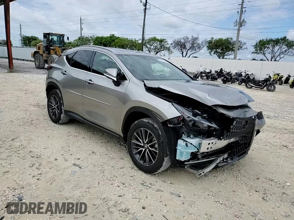 2025 Lexus NX 250 Premium with VIN 2T2GDCAZ8SC016131, listed as a Copart auction lot 56695555 with 6,420 mi miles and Salvage title. Bid and sale history available at DreamBid. Image 14.