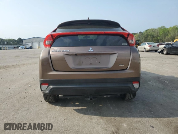 2020 Mitsubishi Eclipse Cross LE with VIN JA4AT4AA7LZ027720, listed as a Copart auction lot 48547504 with 52,089 mi miles and Salvage title. Bid and sale history available at DreamBid. Image 6.