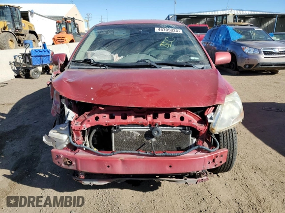 2012 Toyota Yaris with VIN JTDBT4K37C1419301, listed as a Copart auction lot 46705025 with 201,884 mi miles and Salvage Title. Bid and sale history available at DreamBid. Image 5.