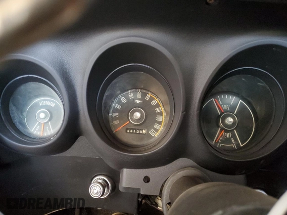1969 Ford Mustang с VIN 9F01M120206, выставлен на аукционе Copart как лот 50981235 с пробегом 34 128 миль миль и Чистый • Clean title. История ставок и продаж доступна на DreamBid. Изображение 9.