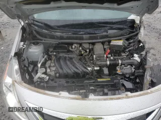 2019 Nissan Versa SV z VIN 3N1CN7AP2KL860901, wystawiony jako Copart lot #56665215 z przebiegiem 44 217 mil mil oraz Szkoda całkowita • Salvage title. Historia ofert i sprzedaży dostępna na DreamBid. Obrazek 11.