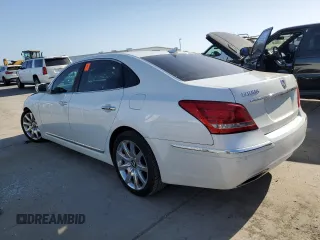 2013 Hyundai Equus Signature with VIN KMHGH4JH0DU064262, listed as a Copart auction lot 54156865 with 89,243 mi miles and Salvage Title. Bid and sale history available at DreamBid. Image 2.
