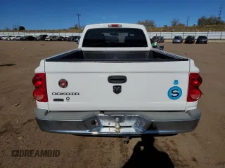 2006 Dodge Dakota SLT with VIN 1D7HW42K86S609668, listed as a Copart auction lot 80587354 with 238,688 mi miles and Salvage Title. Bid and sale history available at carsss.com. Image 6.