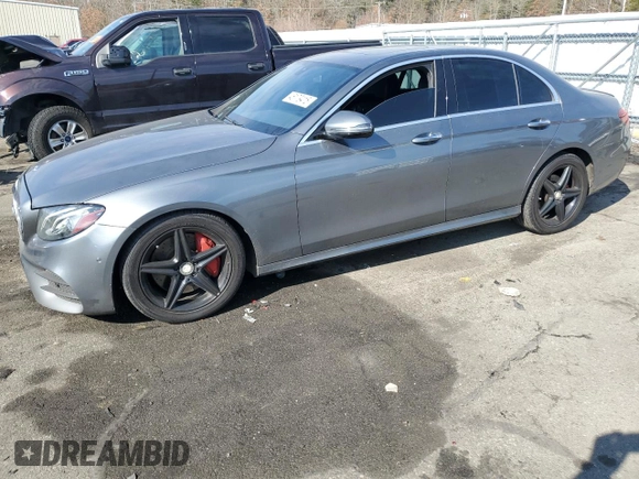 2017 Mercedes-Benz E-Class E 300 Luxury with VIN WDDZF4KBXHA031862, listed as a Copart auction lot 46179415 with 66,105 mi miles and Salvage Title. Bid and sale history available at carsss.com. Image 1.