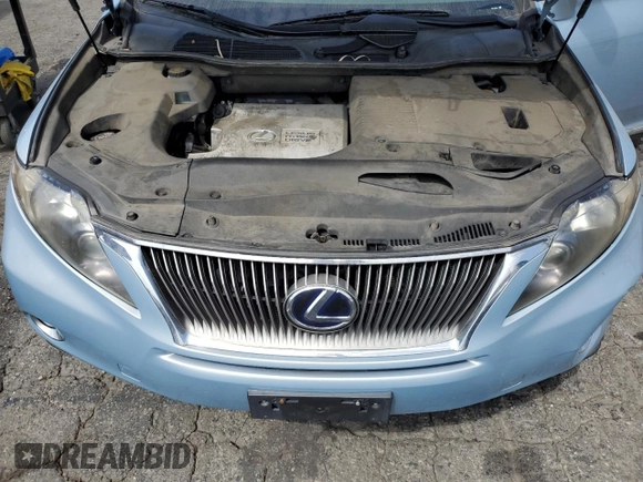 2010 Lexus RX 450h with VIN JTJBC1BA6A2401048, listed as a Copart auction lot 65098785 with 187,949 mi miles and Clean title. Bid and sale history available at DreamBid. Image 12.