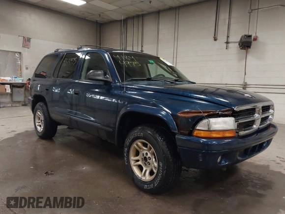 2003 Dodge Durango SLT with VIN 1D4HS48N53F630167, listed as a IAAI auction lot 41844975 with 239,212 mi miles and . Bid and sale history available at DreamBid. Image 1.