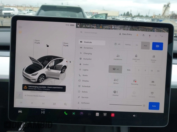 2024 Tesla Model Y with VIN 7SAYGDED4RF055859, listed as a IAAI auction lot 42201099 with 17,373 mi miles and . Bid and sale history available at DreamBid. Image 18.