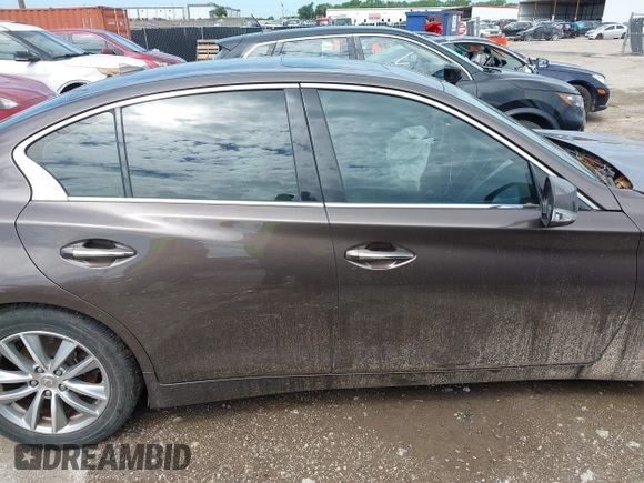 2017 Infiniti Q50 Sport with VIN JN1EV7AP1HM738098, listed as a IAAI auction lot 42108449 with 109,540 mi miles and . Bid and sale history available at DreamBid. Image 13.