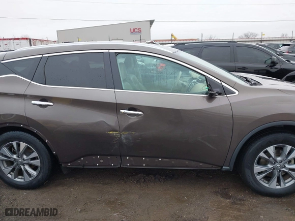 2015 Nissan Murano S with VIN 5N1AZ2MH6FN281959, listed as a IAAI auction lot 41413597 with 205,621 mi miles. Bid and sale history available at carsss.com. Image 14.