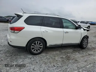 2015 Nissan Pathfinder SL with VIN 5N1AR2MN2FC677002, listed as a Copart auction lot 55322355 with Not provided miles and Salvage title. Bid and sale history available at DreamBid. Image 3.