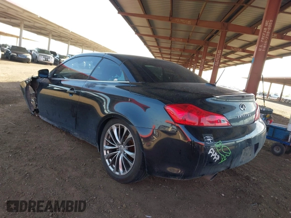 2011 Infiniti G37 with VIN JN1CV6FE2BM951884, listed as a IAAI auction lot 41958859 with 255,476 mi miles. Bid and sale history available at carsss.com. Image 3.