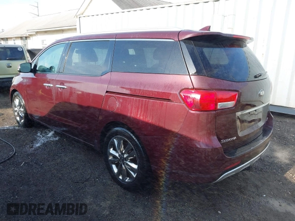 2015 Kia Sedona SX-L with VIN KNDME5C16F6029982, listed as a IAAI auction lot 41699862 with 99,070 mi miles and . Bid and sale history available at DreamBid. Image 3.