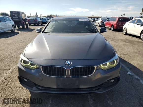 2018 BMW 4 Series 430i with VIN WBA4W3C56JAE99570, listed as a Copart auction lot 46497195 with 82,259 mi miles and Salvage Title. Bid and sale history available at DreamBid. Image 5.