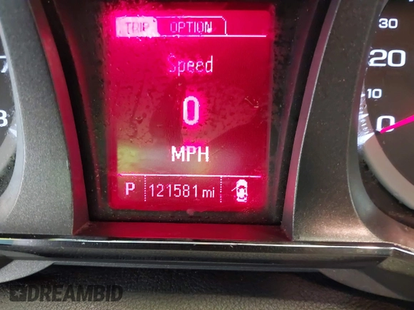 2016 GMC Terrain SLE with VIN 2GKALMEK1G6218046, listed as a IAAI auction lot 41204987 with 121,581 mi miles. Bid and sale history available at carsss.com. Image 16.