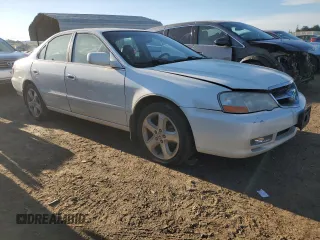 2002 Acura TL Type S w/Navigation with VIN 19UUA56982A010727, listed as a Copart auction lot 45600315 with 260,119 mi miles and Salvage Title. Bid and sale history available at carsss.com. Image 4.