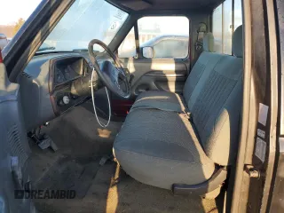 1990 Ford F-150 "S" with VIN 1FTDF15YXLNB40987, listed as a Copart auction lot 43691595 with 33,397 mi miles and Salvage Title. Bid and sale history available at carsss.com. Image 7.