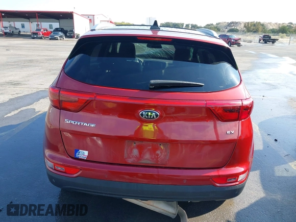 2017 Kia Sportage EX with VIN KNDPN3AC1H7265751, listed as a IAAI auction lot 40737806 with 125,863 mi miles. Bid and sale history available at carsss.com. Image 16.