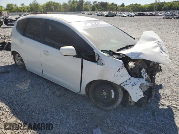 2010 Honda Fit Sport with VIN JHMGE8G44AC039907, listed as a Copart auction lot 53267125 with Not provided miles and Salvage title. Bid and sale history available at DreamBid. Image 4.