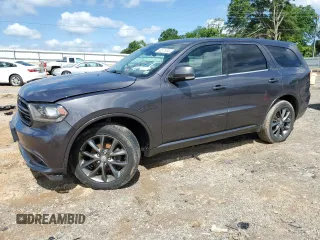 2017 Dodge Durango GT with VIN 1C4RDJDG2HC697898, listed as a Copart auction lot 58571095 with 201,685 mi miles and Salvage title. Bid and sale history available at DreamBid. Image 1.