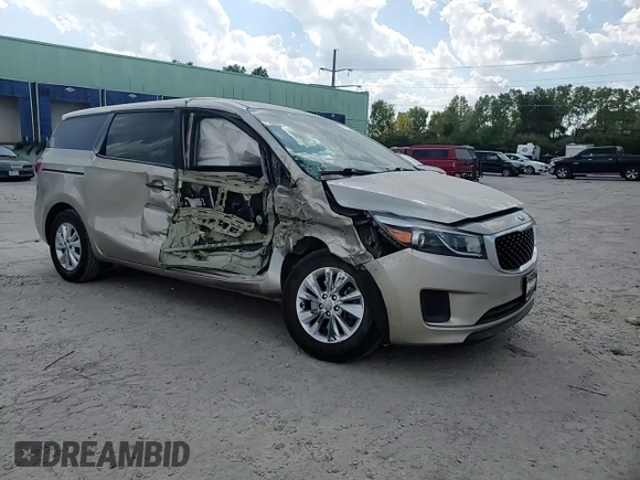2017 Kia Sedona LX with VIN KNDMB5C17H6230575, listed as a Copart auction lot 68925784 with 113,572 mi miles and Salvage Title. Bid and sale history available at DreamBid. Image 12.