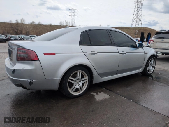 2007 Acura TL with VIN 19UUA662X7A047259, listed as a Copart auction lot 51240435 with 190,002 mi miles and Salvage Title. Bid and sale history available at carsss.com. Image 3.