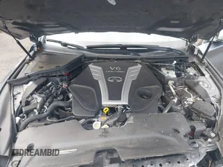 2018 Infiniti Q50 Luxe with VIN JN1EV7AP4JM591989, listed as a IAAI auction lot 41525340 with 78,812 mi miles and . Bid and sale history available at carsss.com. Image 10.