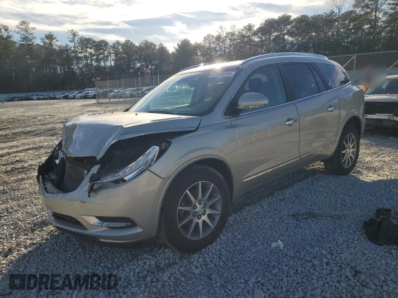 2017 Buick Enclave Leather with VIN 5GAKRBKD4HJ229380, listed as a Copart auction lot 41596055 with 111,090 mi miles and Clean Title. Bid and sale history available at DreamBid. Image 1.