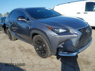2016 Lexus NX 200t with VIN JTJYARBZ2G2048336, listed as a IAAI auction lot 41612599 with 180,851 mi miles. Bid and sale history available at carsss.com. Image 1.