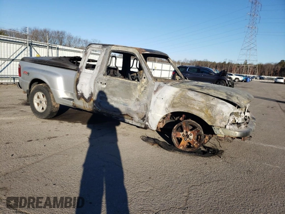 2004 Ford Ranger XL Fleet with VIN 1FTZR45E44PB55849, listed as a Copart auction lot 43170815 with Not Provided miles and Salvage Title. Bid and sale history available at DreamBid. Image 4.