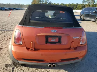 2007 MINI Convertible S with VIN WMWRH33587TJ43499, listed as a Copart auction lot 76266684 with 103,691 mi miles and Salvage title. Bid and sale history available at DreamBid. Image 6.