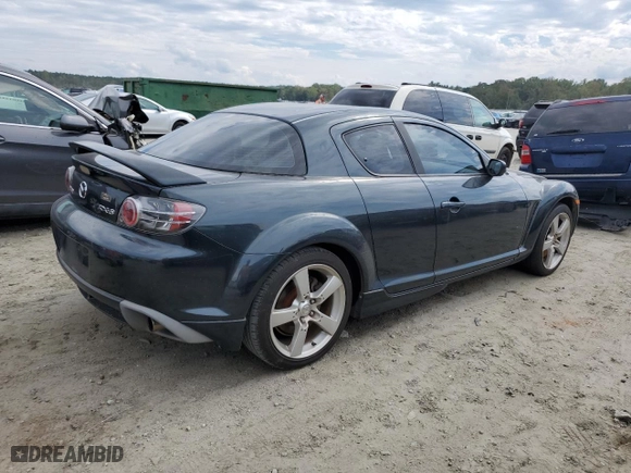 2004 Mazda RX-8 with VIN JM1FE17N040130675, listed as a Copart auction lot 72944474 with 143,744 mi miles and Clean Title. Bid and sale history available at carsss.com. Image 3.