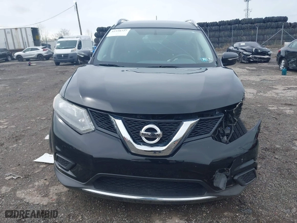 2015 Nissan Rogue SV with VIN KNMAT2MV2FP586911, listed as a IAAI auction lot 41958327 with 124,822 mi miles. Bid and sale history available at carsss.com. Image 11.