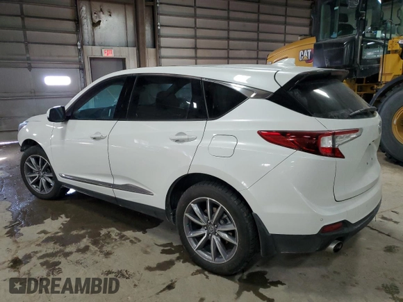 2021 Acura RDX w/Technology Package with VIN 5J8TC2H5XML008922, listed as a Copart auction lot 46092355 with 49,954 mi miles and Salvage Title. Bid and sale history available at carsss.com. Image 2.