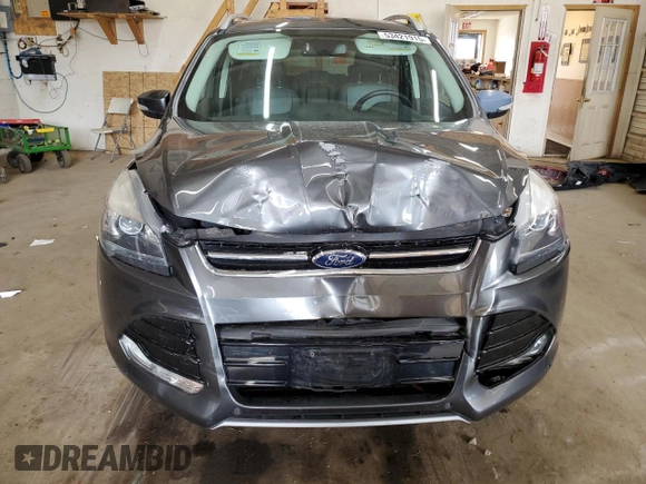 2016 Ford Escape Titanium with VIN 1FMCU9J92GUB47678, listed as a Copart auction lot 53421915 with 122,380 mi miles and Salvage Title. Bid and sale history available at carsss.com. Image 5.