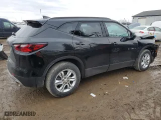 2022 Chevrolet Blazer LT with VIN 3GNKBDRS0NS136859, listed as a Copart auction lot 84920364 with 39,946 mi miles and Non Repairable. Bid and sale history available at carsss.com. Image 3.