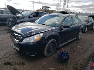 2010 Subaru Legacy 2.5i with VIN 4S3BMCA68A3241421, listed as a Copart auction lot 41120364 with 58,417 mi miles and Salvage Title. Bid and sale history available at carsss.com. Image 1.