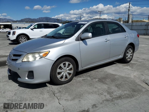 2011 Toyota Corolla L with VIN JTDBU4EEXBJ089291, listed as a Copart auction lot 51497715 with 200,414 mi miles and Salvage Title. Bid and sale history available at carsss.com. Image 1.