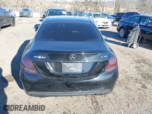 2017 Mercedes-Benz C 43 AMG with VIN 55SWF6EB2HU190238, listed as a IAAI auction lot 41022080 with 64,672 mi miles and . Bid and sale history available at DreamBid. Image 16.