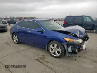 2009 Acura TSX with VIN JH4CU26629C028370, listed as a Copart auction lot 47500185 with 0 mi miles and Salvage Title. Bid and sale history available at carsss.com. Image 4.