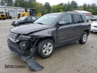 2017 Jeep Compass High Altitude with VIN 1C4NJCEA2HD115998, listed as a Copart auction lot 55553865 with 132,321 mi miles and Salvage title. Bid and sale history available at DreamBid. Image 1.