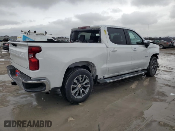 2025 Chevrolet Silverado 1500 LT with VIN 2GCPACED3S1108659, listed as a Copart auction lot 44989045 with 749 mi miles and Salvage Title. Bid and sale history available at DreamBid. Image 3.