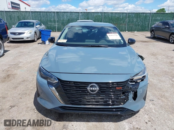 2025 Nissan Sentra SR with VIN 3N1AB8DV7SY270972, listed as a IAAI auction lot 42153738 with 1,222 mi miles and . Bid and sale history available at DreamBid. Image 11.