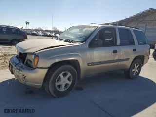 2004 Chevrolet TrailBlazer LT with VIN 1GNDS13S542191690, listed as a Copart auction lot 46453655 with 144,298 mi miles and Salvage Title. Bid and sale history available at carsss.com. Image 1.