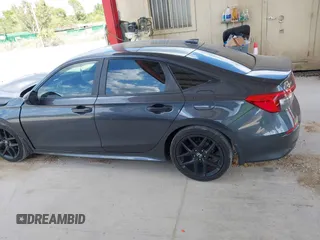 2022 Honda Civic Sedan Sport with VIN 2HGFE2F52NH596002, listed as a IAAI auction lot 41710905 with 33,104 mi miles. Bid and sale history available at carsss.com. Image 15.