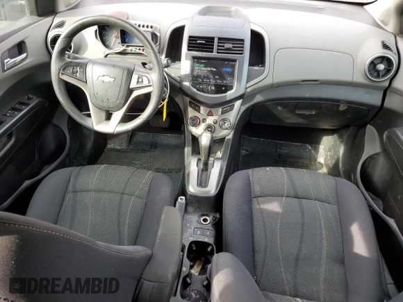 2013 Chevrolet Sonic LT with VIN 1G1JC5SB7D4103883, listed as a Copart auction lot 44175705 with 81,999 mi miles and Salvage Title. Bid and sale history available at DreamBid. Image 8.