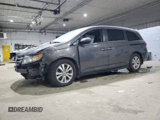 2015 Honda Odyssey EX-L z VIN 5FNRL5H6XFB007553, wystawiony jako Copart lot #43288395 z przebiegiem 178 247 mil mil oraz Szkoda całkowita • Salvage title. Historia ofert i sprzedaży dostępna na DreamBid. Obrazek 1.