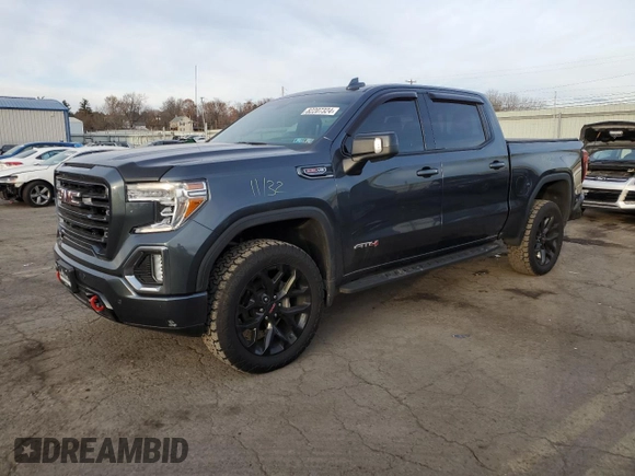 2022 GMC Sierra 1500 Limited AT4 with VIN 1GTP9EEL0NZ137446, listed as a Copart auction lot 82207324 with 23,764 mi miles and Salvage Title. Bid and sale history available at carsss.com. Image 1.