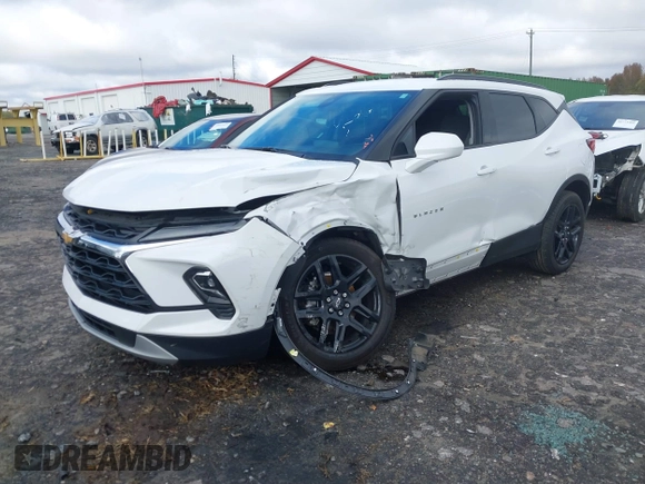 2023 Chevrolet Blazer LT with VIN 3GNKBCR49PS225473, listed as a IAAI auction lot 40869835 with 17,652 mi miles and . Bid and sale history available at DreamBid. Image 22.