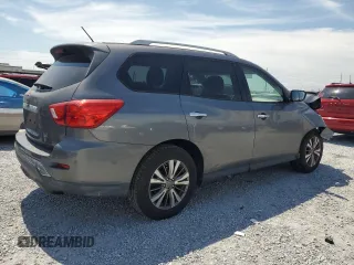2018 Nissan Pathfinder SV with VIN 5N1DR2MNXJC659370, listed as a Copart auction lot 58705185 with 129,137 mi miles and Salvage title. Bid and sale history available at DreamBid. Image 3.